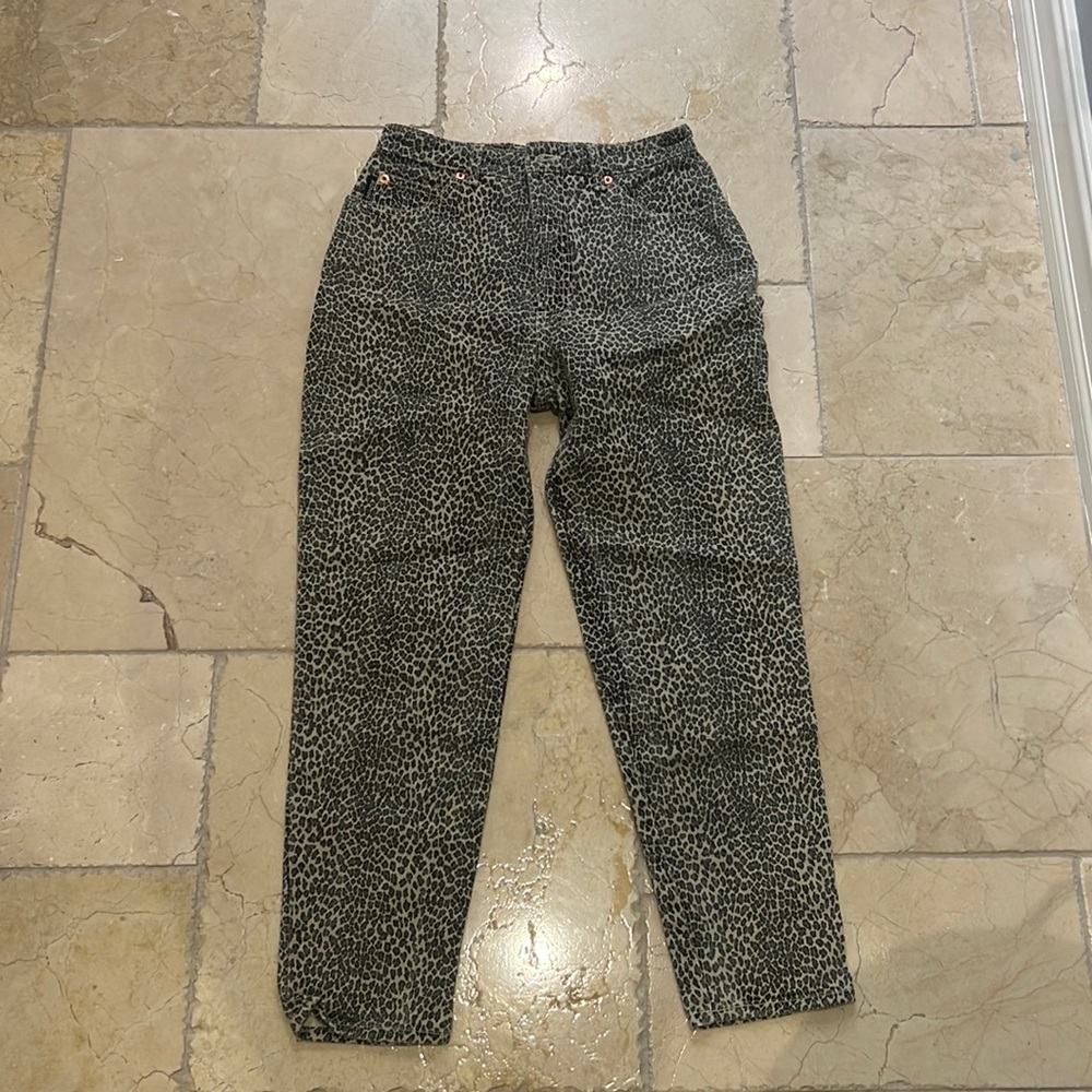 Vintage Leopard Jeans